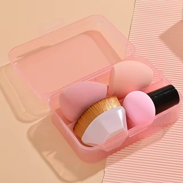 Puff&amp;Polish Beauty Sponge and Brush Set