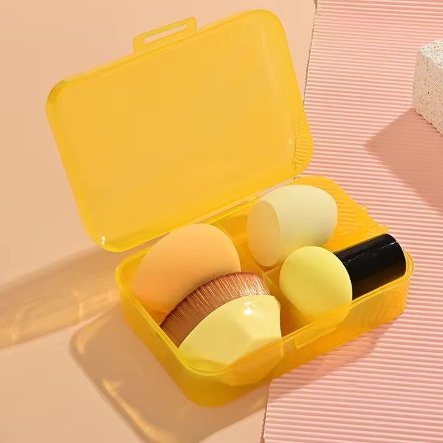 Puff&amp;Polish Beauty Sponge and Brush Set