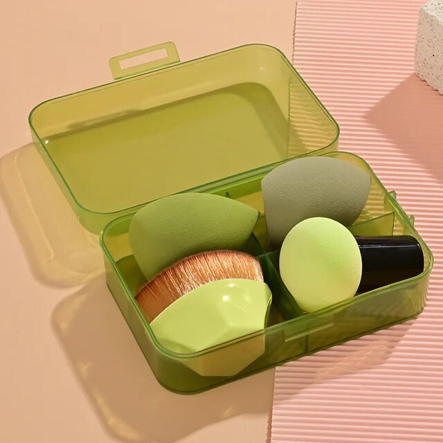 Puff&amp;Polish Beauty Sponge and Brush Set